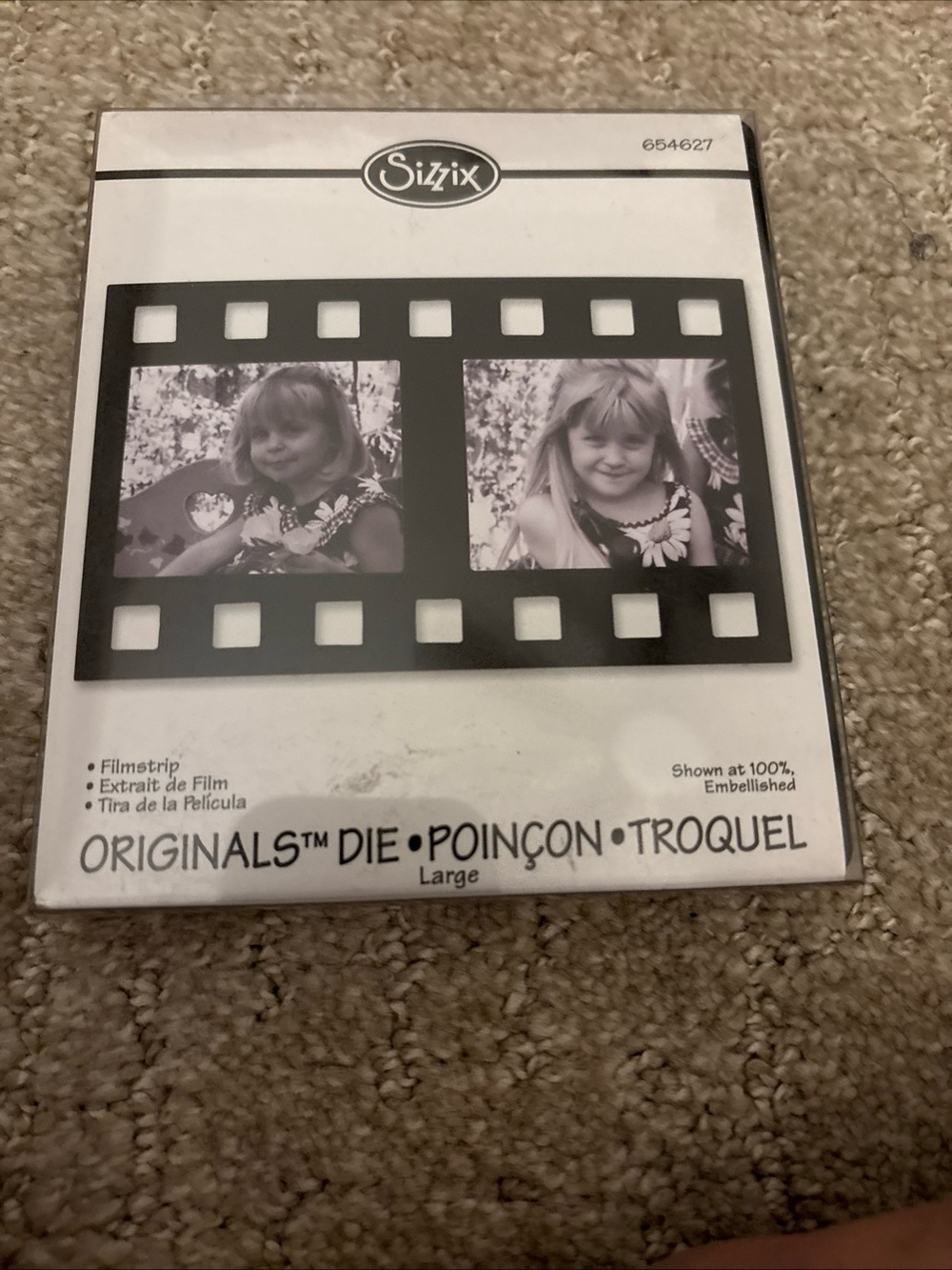 FILMSTRIP Sizzix Cutting Die Frame Scrapbooking Cards 554627 Scrapbook Photo